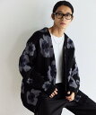 【SALE／40%OFF】Firsthand 総柄 ダブルジャガード ニット カーディガン / リラックスフィット 25AW フリークスストア トップス カーディガン ネイビー ブラウン ブラック【送料無料】