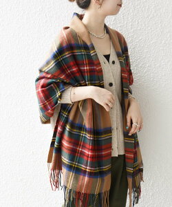 SHIPS any TWEED MILL: �`�F�b�N �E�[�� �X�g�[�� 25AW �V�b�v�X �t�@�b�V�����G�� �}�t���[�E�X�g�[���E�l�b�N�E�H�[�}�[ �u���E���y���������z