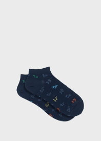 Paul Smith "Sketch Dogs" ショートソックス ポール・スミス 靴下・レッグウェア 靴下 ブラック ネイビー