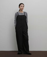 SELECT MOCA 【Et】Nuanced wide-leg Salopette セレクトモカ オールインワン・オーバーオール オーバー…