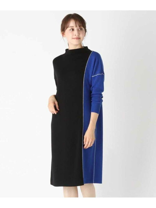 Soup 大きいサイズあり 15号 21号 バイカラーニットワンピース Rakuten Fashion 楽天ファッション 旧楽天ブランドアベニュー Bp7656