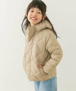 URBAN RESEARCH DOORS TAION PACKABLE HOOD DOWN JACKET(KIDS) �A�[�o�����T�[�`�h�A�[�Y �W���P�b�g�E�A�E�^�[ ���̑��̃W���P�b�g�E�A�E�^�[ �u���b�N �x�[�W���y���������z