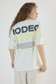 【SALE／50%OFF】RODEO CROWNS WIDE BOWL PALETTEロゴTシャツ ロデオクラウンズワイドボウル トップス カットソー・Tシャツ ブラック カーキグリーン ホワイト