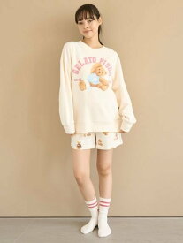 gelato pique スポーティーベア裏毛プルオーバー ジェラートピケ インナー・ルームウェア その他のインナー・ルームウェア ネイビー グレー【送料無料】