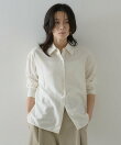 ウールミックスシャツ