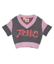 【SALE／50%OFF】FILL,more (W)EASTERN GLOW KNIT タトラスコンセプトストア トップス ニット グレー レッド【送料無料】