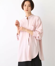 【SALE／20%OFF】LEPSIM バンドカラーシャツ レプシィム トップス シャツ・ブラウス ピンク ホワイト ブラック ブルー【送料無料】