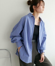 Discoat 【着回し力の高い万能シャツ!】ブロードビッグシャツ ディスコート トップス シャツ・ブラウス ブルー イエロー ピンク【送料無料】