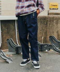 BEAVER GRAMICCI×BEAVER/グラミチ×ビーバー 別注TUCK TAPERD DENIM PANT ビーバー パンツ ジーンズ・デニムパンツ ブラック【送料無料】