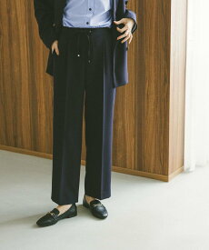 【SALE／30%OFF】GLOBAL WORK 貴島明日香さん着用/ウツクシルエットイージーWクロスストレートパンツ/495820 グローバルワーク パンツ その他のパンツ ブラウン ネイビー ブラック ホワイト