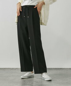 【SALE／25%OFF】GLOBAL WORK 貴島明日香さん着用/ウツクシルエットイージーWクロスストレートパンツ/495820 グローバルワーク パンツ その他のパンツ ブラウン ネイビー ブラック ホワイト