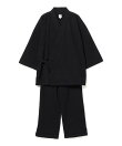 高島ちぢみ 作務衣