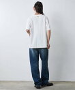 綿100%ピグメント染ロゴプリントTシャツ<大きいサイズ有>シックスタイル