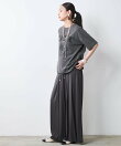 綿100%ピグメント染ロゴプリントTシャツ<大きいサイズ有>シックスタイル