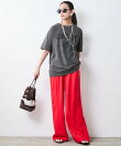 綿100%ピグメント染ロゴプリントTシャツ<大きいサイズ有>シックスタイル