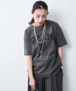 綿100%ピグメント染ロゴプリントTシャツ<大きいサイズ有>シックスタイル