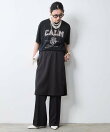 綿100%ピグメント染ロゴプリントTシャツ<大きいサイズ有>シックスタイル