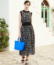 【SALE／10%OFF】DRESSTERIOR シアーリボンテーププリントドレス ドレステリア ワンピース・ドレス その他のワンピース・ドレス ブラック【送料無料】