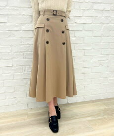 31 Sons de mode TT537215 ベルト付トレンチスカート トランテアン ソン ドゥ モード スカート その他のスカート ブラウン ベージュ【送料無料】