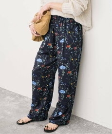 Spick & Span TICCA / ティッカ 別注フラワープリントパンツ* スピックアンドスパン パンツ その他のパンツ ネイビー【送料無料】