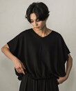 とろみジャージーVネックプルオーバー≪セットアップ対応≫