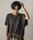 とろみジャージーVネックプルオーバー≪セットアップ対応≫