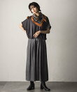 とろみジャージーVネックプルオーバー≪セットアップ対応≫