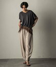 とろみジャージーVネックプルオーバー≪セットアップ対応≫