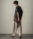 とろみジャージーVネックプルオーバー≪セットアップ対応≫