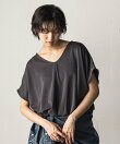 とろみジャージーVネックプルオーバー≪セットアップ対応≫
