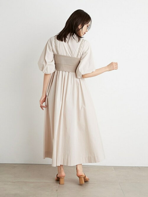 Snidel Organicsニットビスチェ付きシャツワンピース Rakuten Fashion 楽天ファッション 旧楽天ブランドアベニュー Dc1659