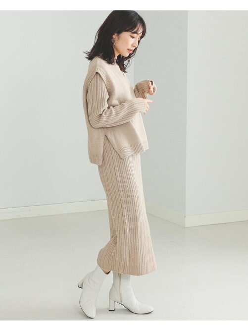 Beams Heart 人気アイテム追加予約 Beams Heart ニットベスト ニットワンピース 2pセット Rakuten Fashion 楽天ファッション 旧楽天ブランドアベニュー Dy3659