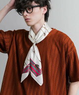 Rocky Monroe 新色追加 スカーフリング付き大判サイズ総柄スカーフ ロッキーモンロー ファッション雑貨 …