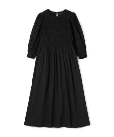 【SALE／30%OFF】TOMORROWLAND BUYING WEAR 【別注】ne Quittez pas BLACK * TOMORROWLAND カットワークスリーブドレス トゥモローランド ワンピース・ドレス ワンピース ブラック【送料無料】