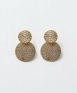 サークルプレートピアス (両耳用)