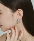 サークルプレートピアス (両耳用)