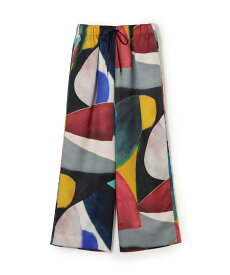 【SALE／40%OFF】Ballsey アルテミスプリント 1タックイージーパンツ トゥモローランド パンツ その他のパンツ ネイビー【送料無料】