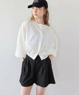 【SALE／30%OFF】SEA DRESS 2点セット / ノーカラー ボリュームブルゾン ラッシュガード ショートパンツ …