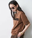 綿100%ロゴプリントTシャツ<大きいサイズ有>シックスタイル