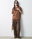 綿100%ロゴプリントTシャツ<大きいサイズ有>シックスタイル