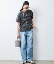 綿100%ロゴプリントTシャツ<大きいサイズ有>シックスタイル
