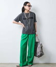 綿100%ロゴプリントTシャツ<大きいサイズ有>シックスタイル