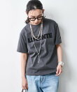 綿100%ロゴプリントTシャツ<大きいサイズ有>シックスタイル