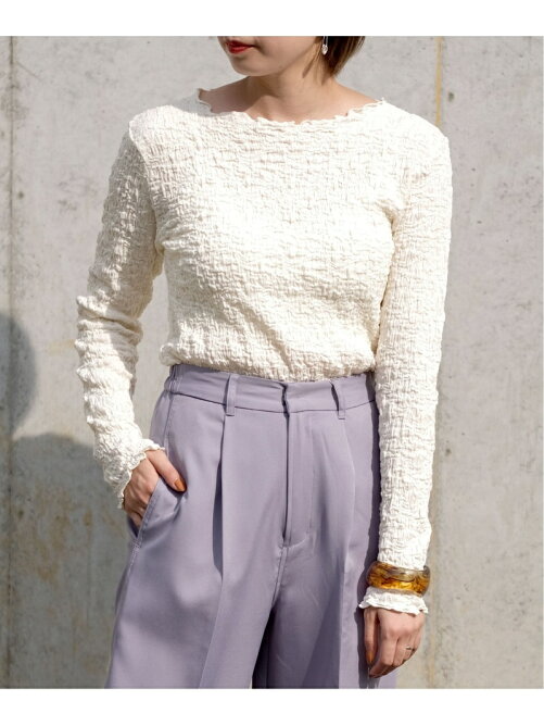 Andj ワッシャー加工メロウレーストップス Rakuten Fashion 楽天ファッション 旧楽天ブランドアベニュー Bk1660