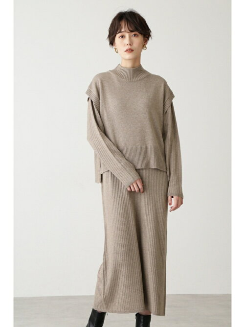 N Natural Beauty Basic ハイネックニットベストセットアップ Rakuten Fashion 楽天ファッション 旧楽天ブランドアベニュー Bs3660