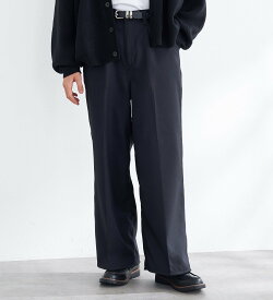 【SALE／10%OFF】EDWIN EDWIN タックワイドフレアパンツ センタープレスパンツ 日本製 エドウインオンラインモール パンツ その他のパンツ グレー ブラック【送料無料】