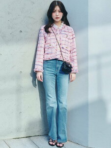 SNIDEL �ySNIDEL/Levi's(R)�z�ʒ��f�j��(29�C���`) �X�i�C�f�� �p���c �W�[���Y�E�f�j���p���c�y���������z