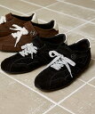 MARY QUANT フェイクスエード ベロア リボン 付 ベルクロ スニーカー[23.0~24.5cm展開] 限定展開 フリークスストア シ…