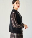 シャギーモールニットベスト