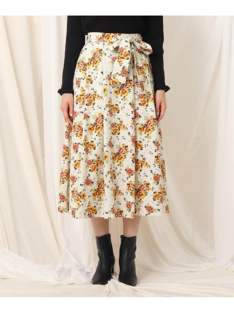 Couture Brooch｜花柄フレアスカート | Rakuten Fashion(楽天 